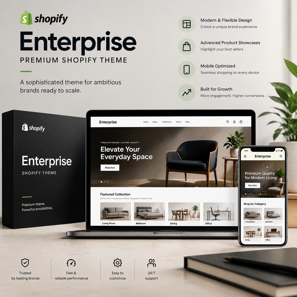 SHOPIFY PREMIUM THEME {ENTERPRISES THEME}